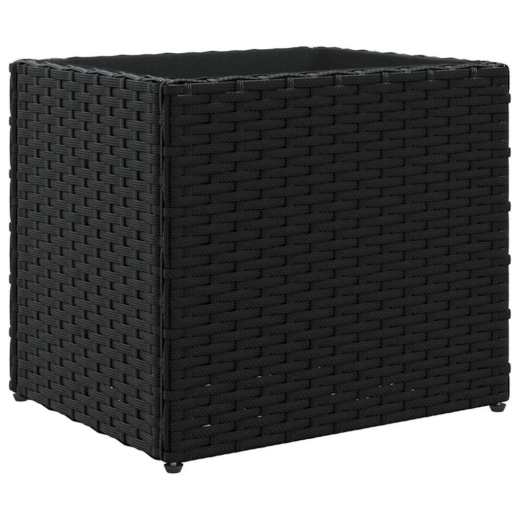 Vrtne sadilice 2 kom crna 36 x 30 x 32 cm od poliratana