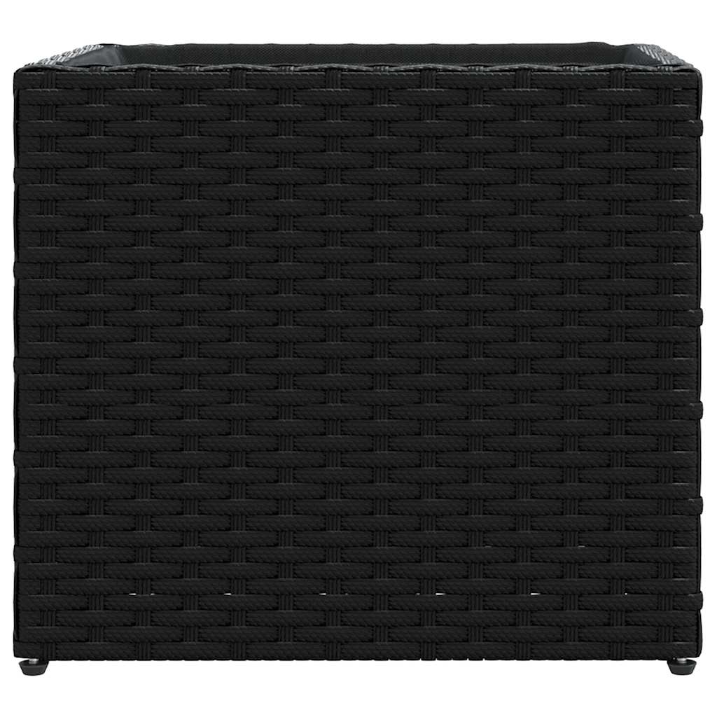Vrtne sadilice 2 kom crna 36 x 30 x 32 cm od poliratana