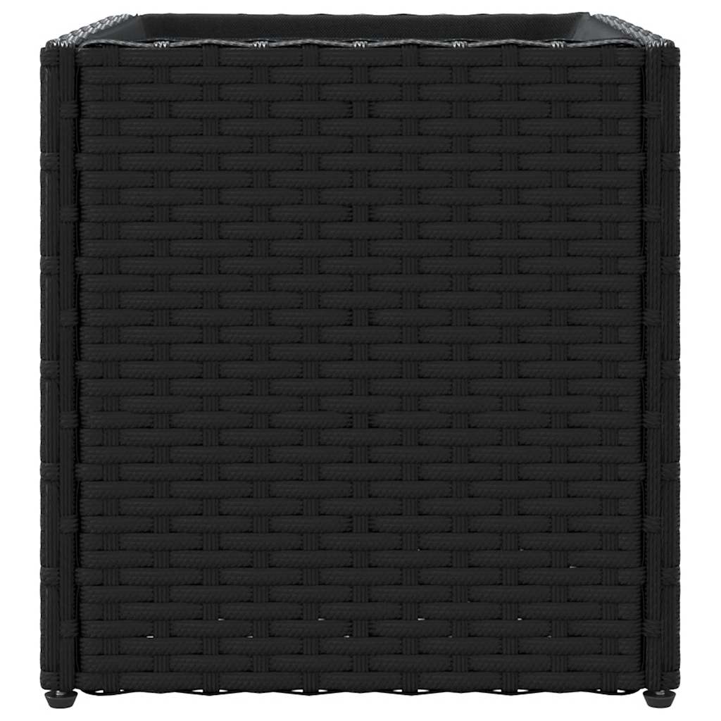 Vrtne sadilice 2 kom crna 36 x 30 x 32 cm od poliratana