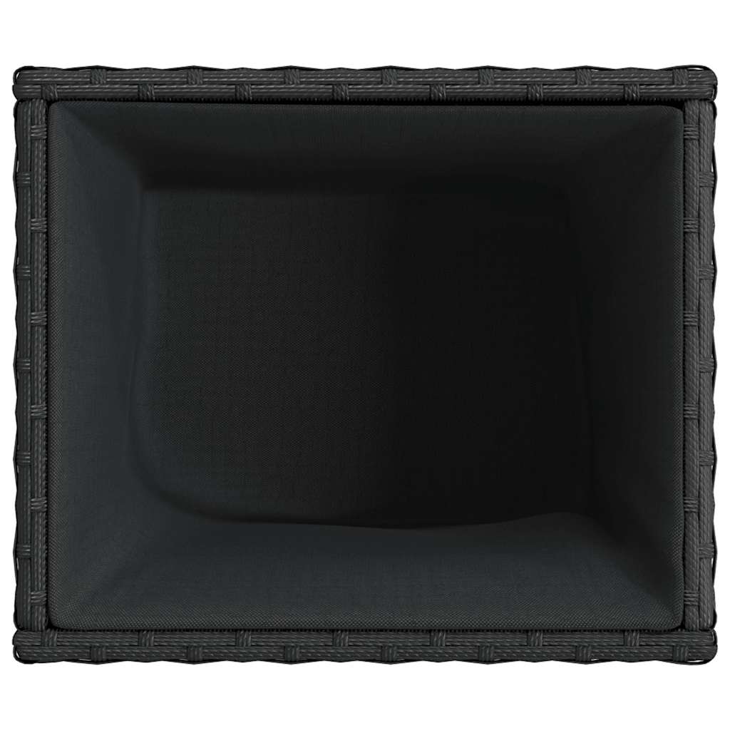Vrtne sadilice 2 kom crna 36 x 30 x 32 cm od poliratana
