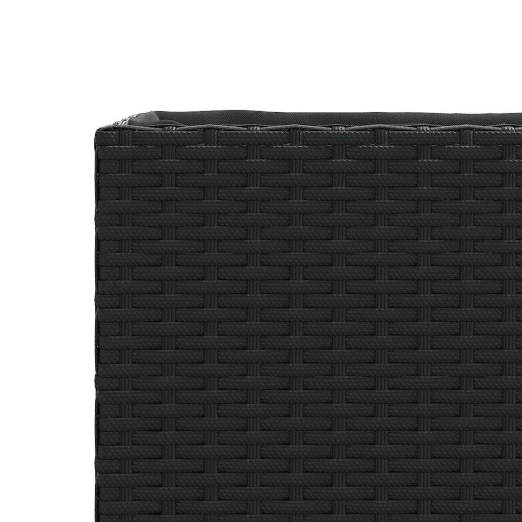 Vrtne sadilice 2 kom crna 36 x 30 x 32 cm od poliratana
