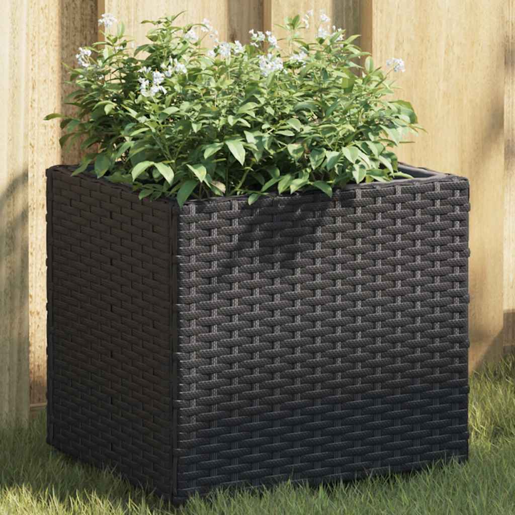 Vrtne sadilice 2 kom crna 36 x 30 x 32 cm od poliratana