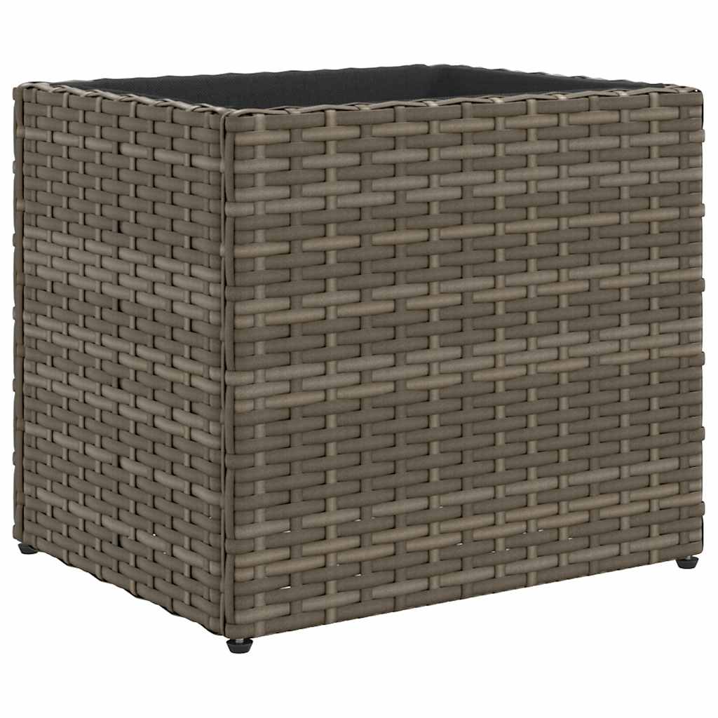 Vrtne sadilice 2 kom siva 36 x 30 x 32 cm od poliratana