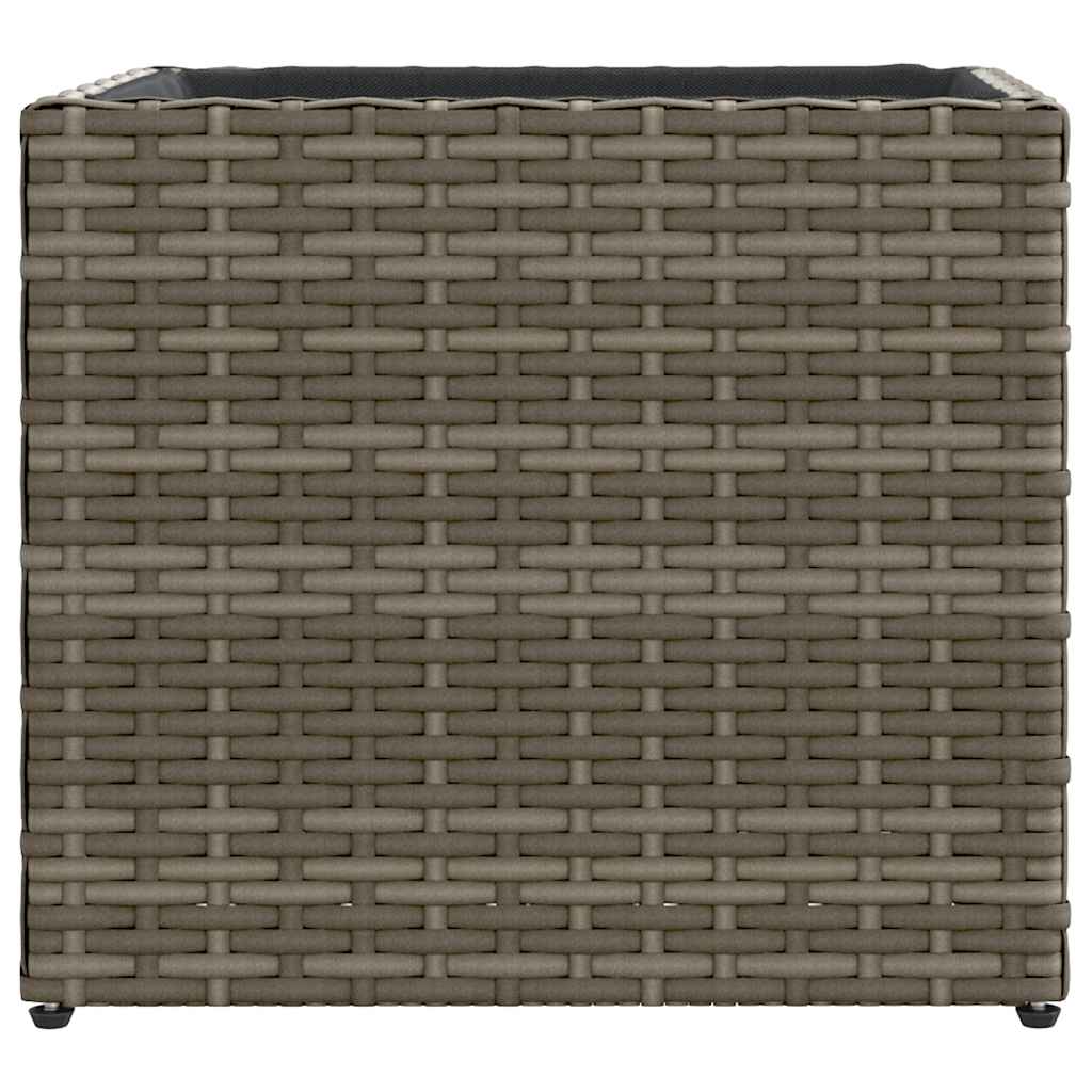 Vrtne sadilice 2 kom siva 36 x 30 x 32 cm od poliratana