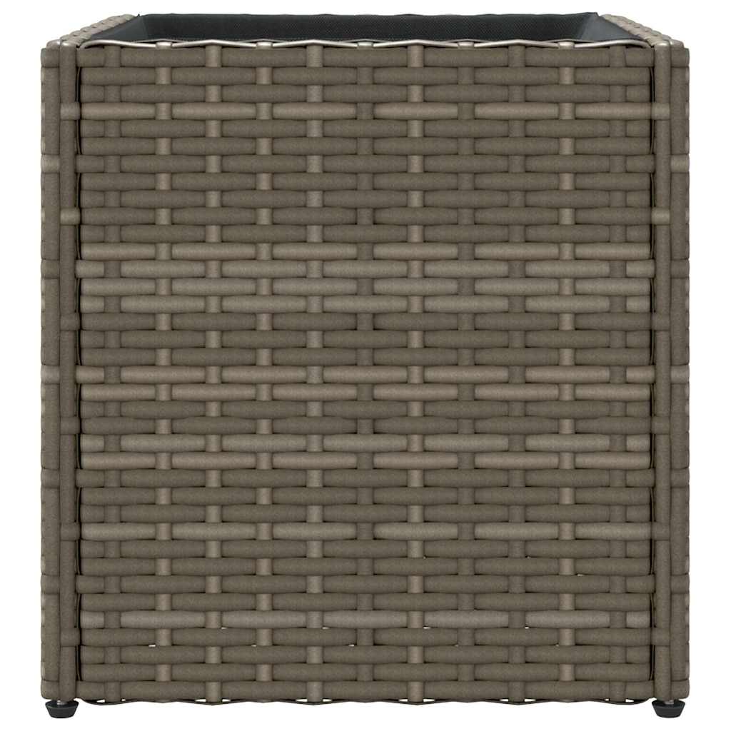 Vrtne sadilice 2 kom siva 36 x 30 x 32 cm od poliratana