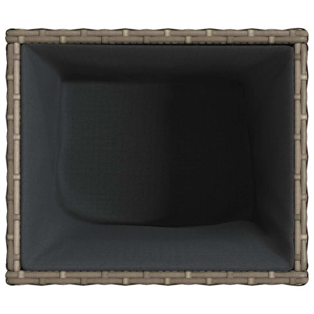 Vrtne sadilice 2 kom siva 36 x 30 x 32 cm od poliratana