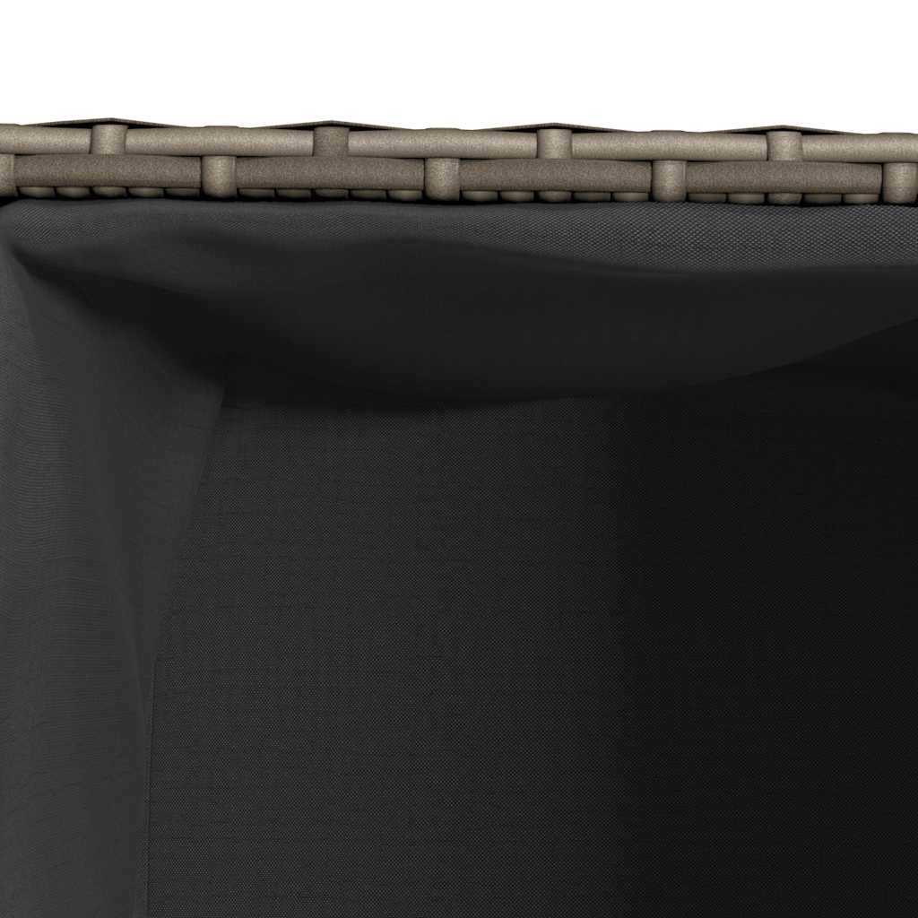 Vrtne sadilice 2 kom siva 36 x 30 x 32 cm od poliratana