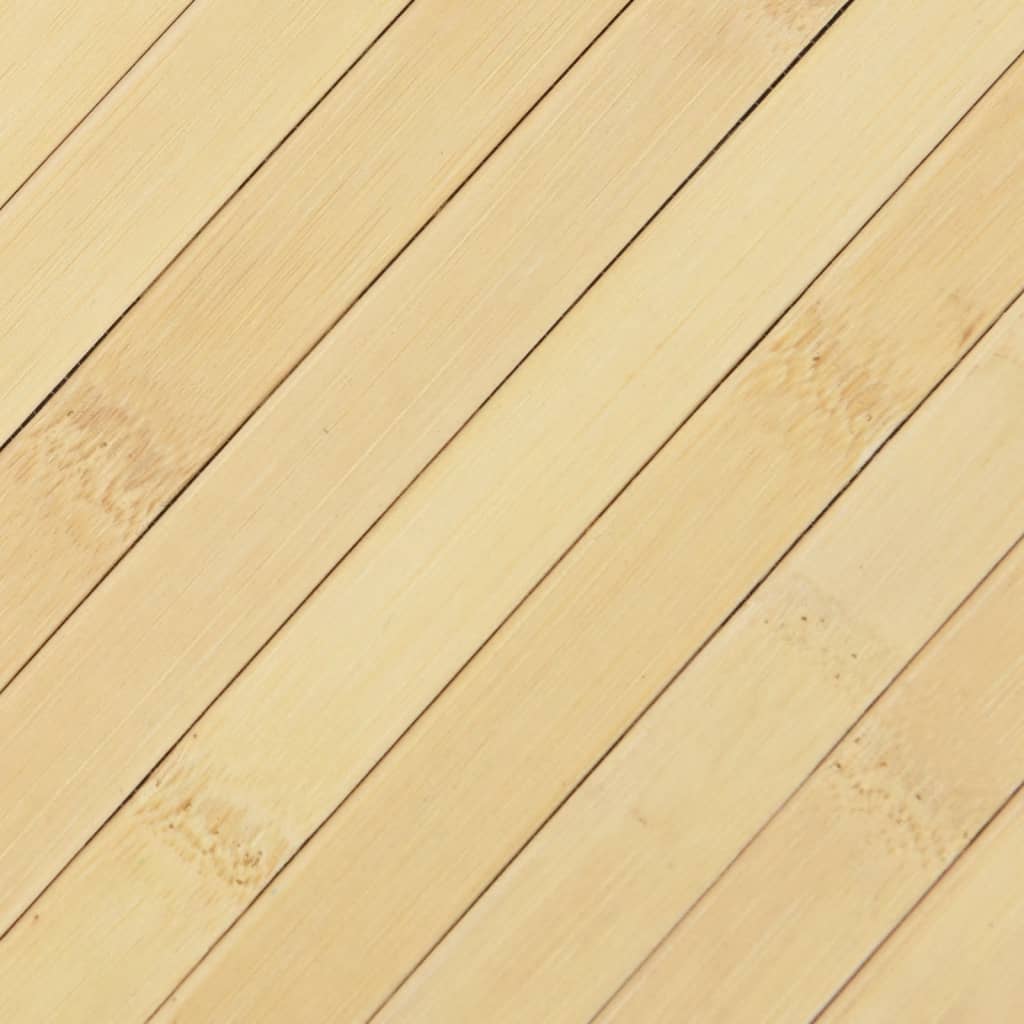 Tepih pravokutni svijetli prirodni 60 x 300 cm od bambusa