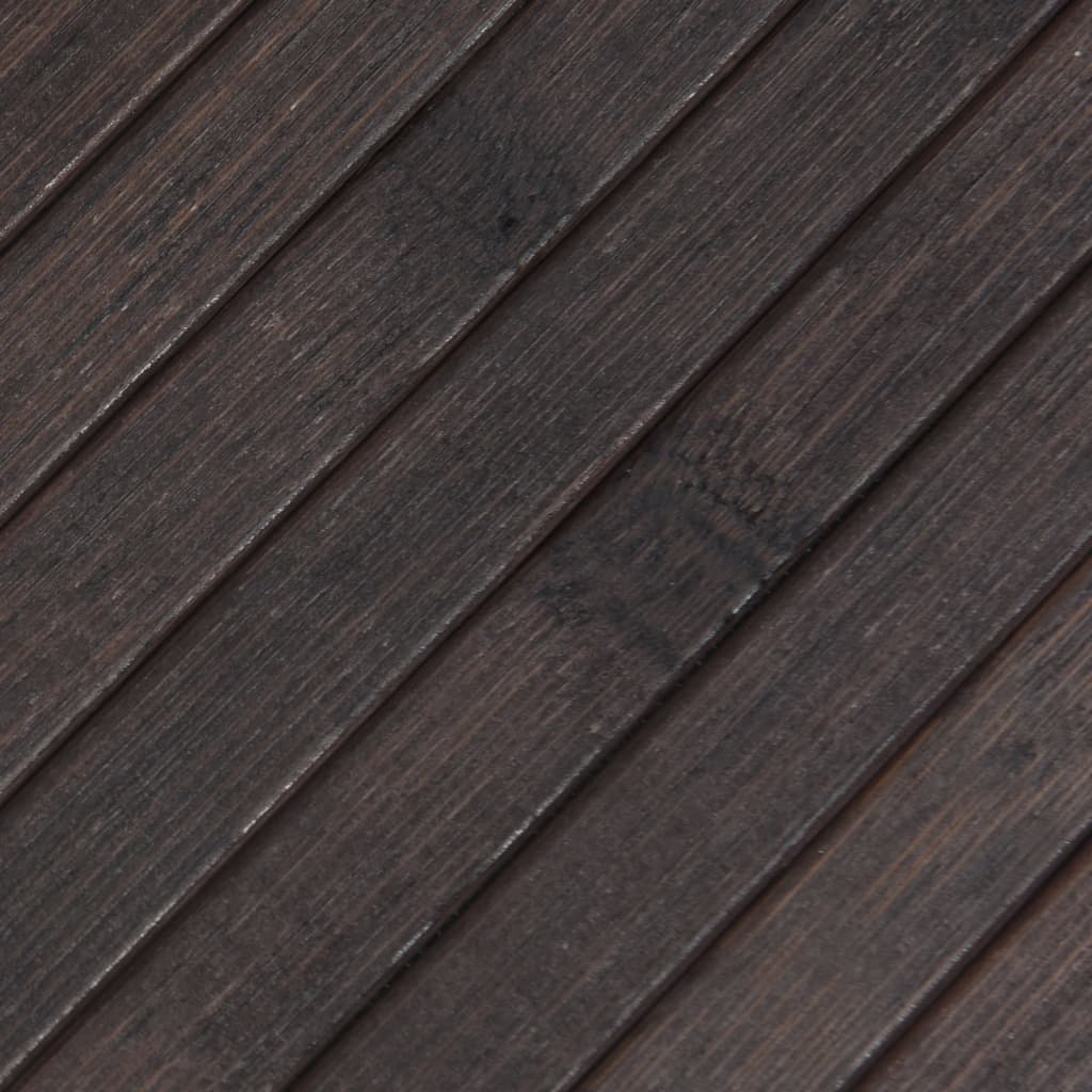 Tepih pravokutni tamnosmeđi 60 x 300 cm od bambusa