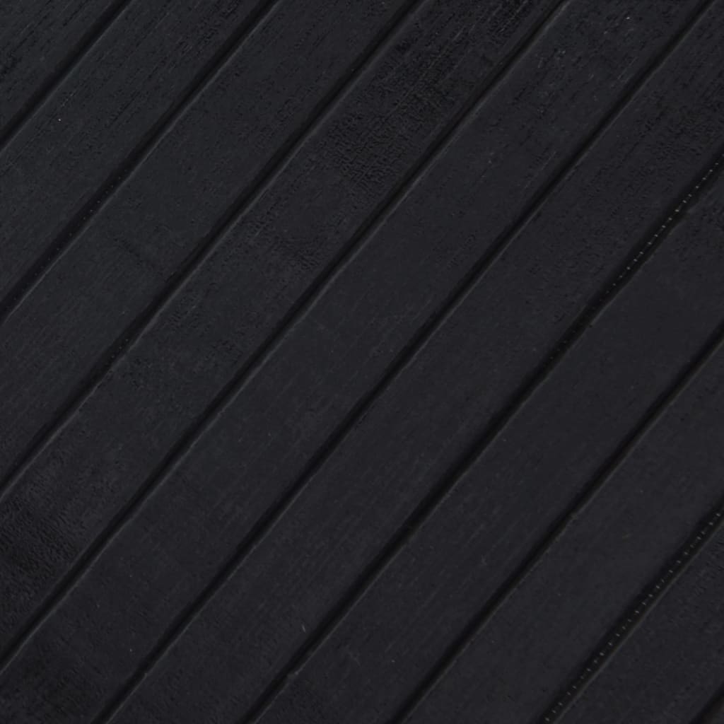 Tepih pravokutni crni 60 x 400 cm od bambusa