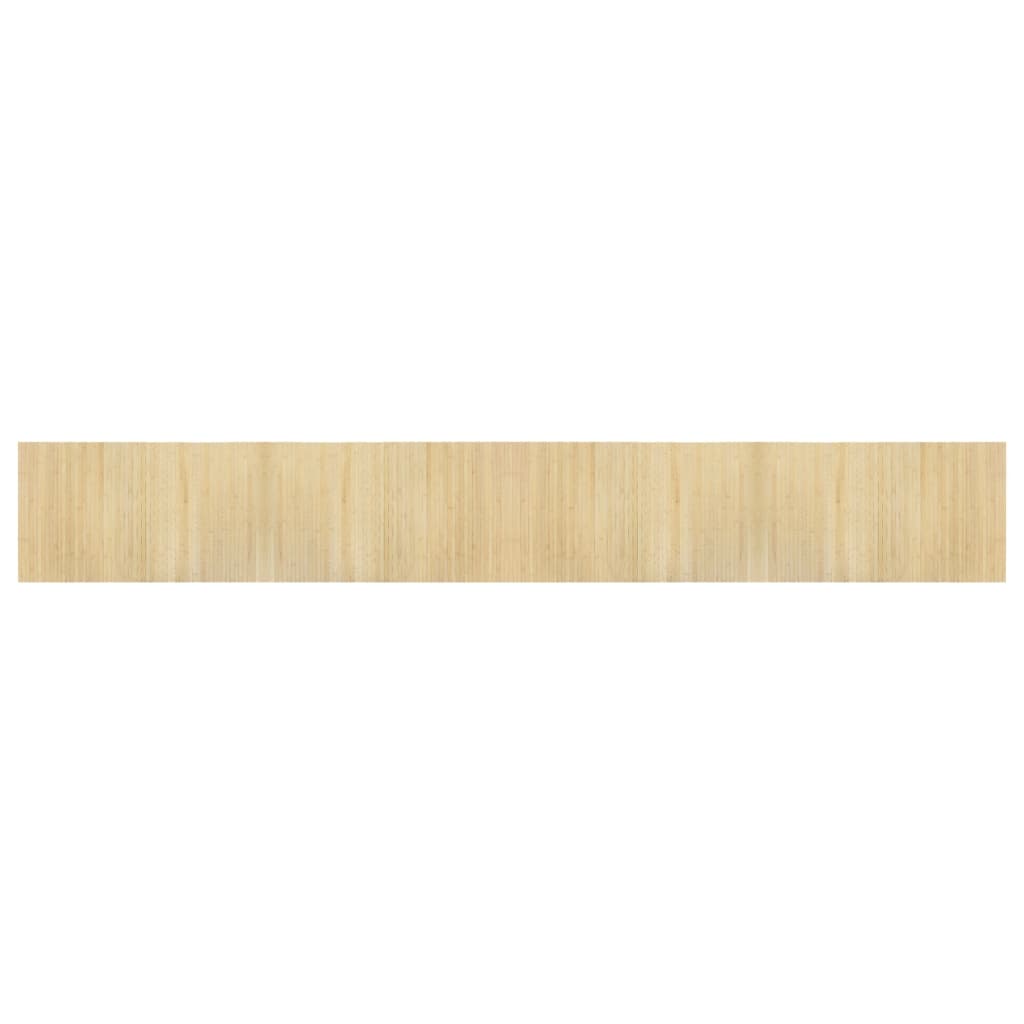 Tepih pravokutni svijetli prirodni 60 x 400 cm od bambusa