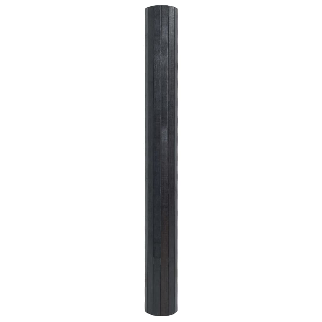 Pravokutni tepih sivi 70x100 cm bambus