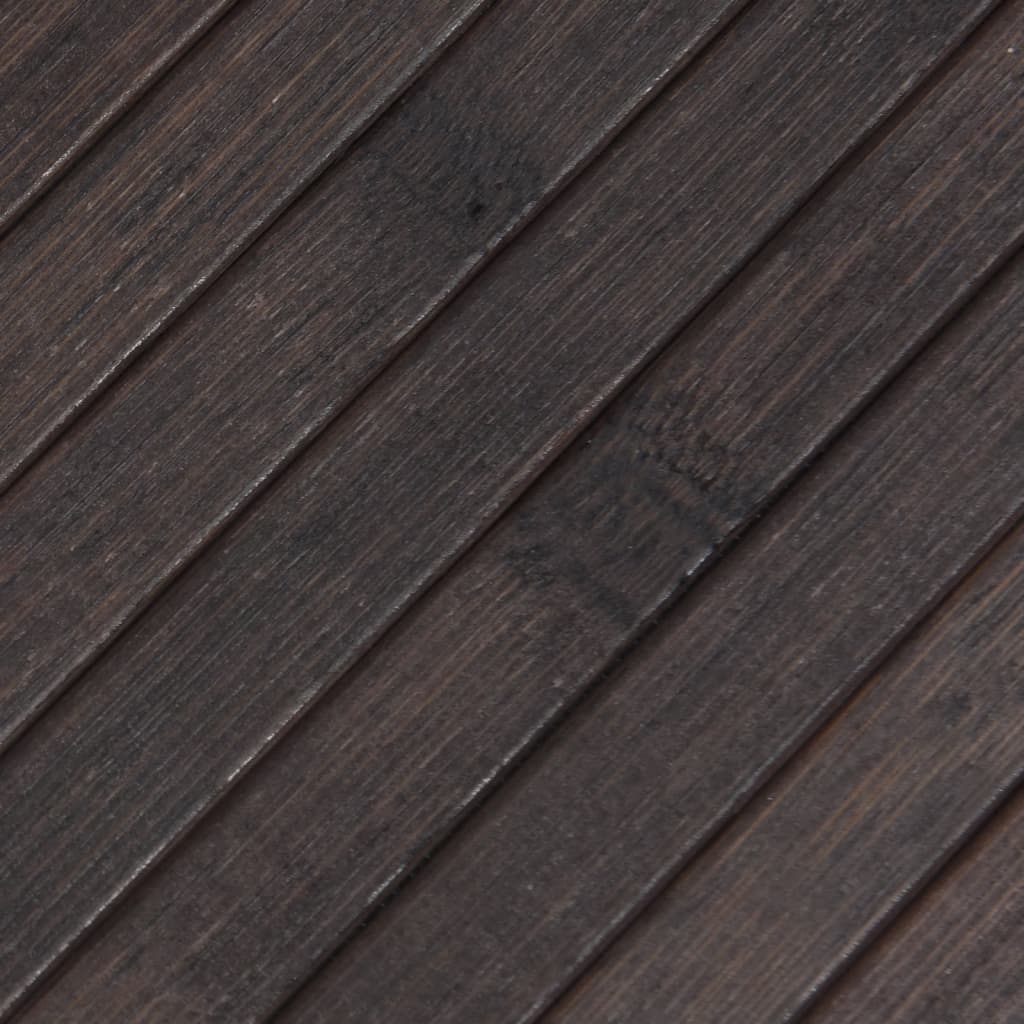 Tepih Pravokutni Tamnosmeđi 70x200 cm Bambus