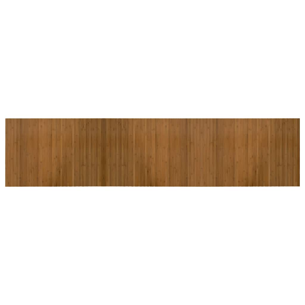 Tepih pravokutni smeđi 70 x 300 cm od bambusa
