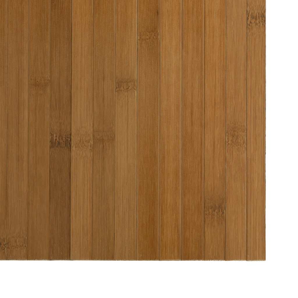 Tepih pravokutni smeđi 70 x 300 cm od bambusa