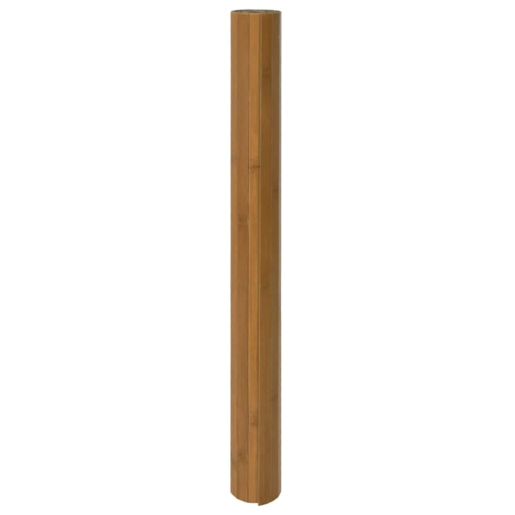 Tepih pravokutni smeđi 70 x400 cm od bambusa