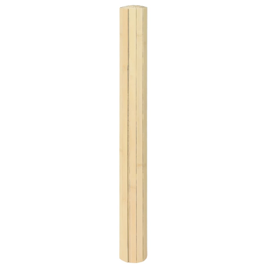 Tepih pravokutni svijetli prirodni 70 x 400 cm od bambusa