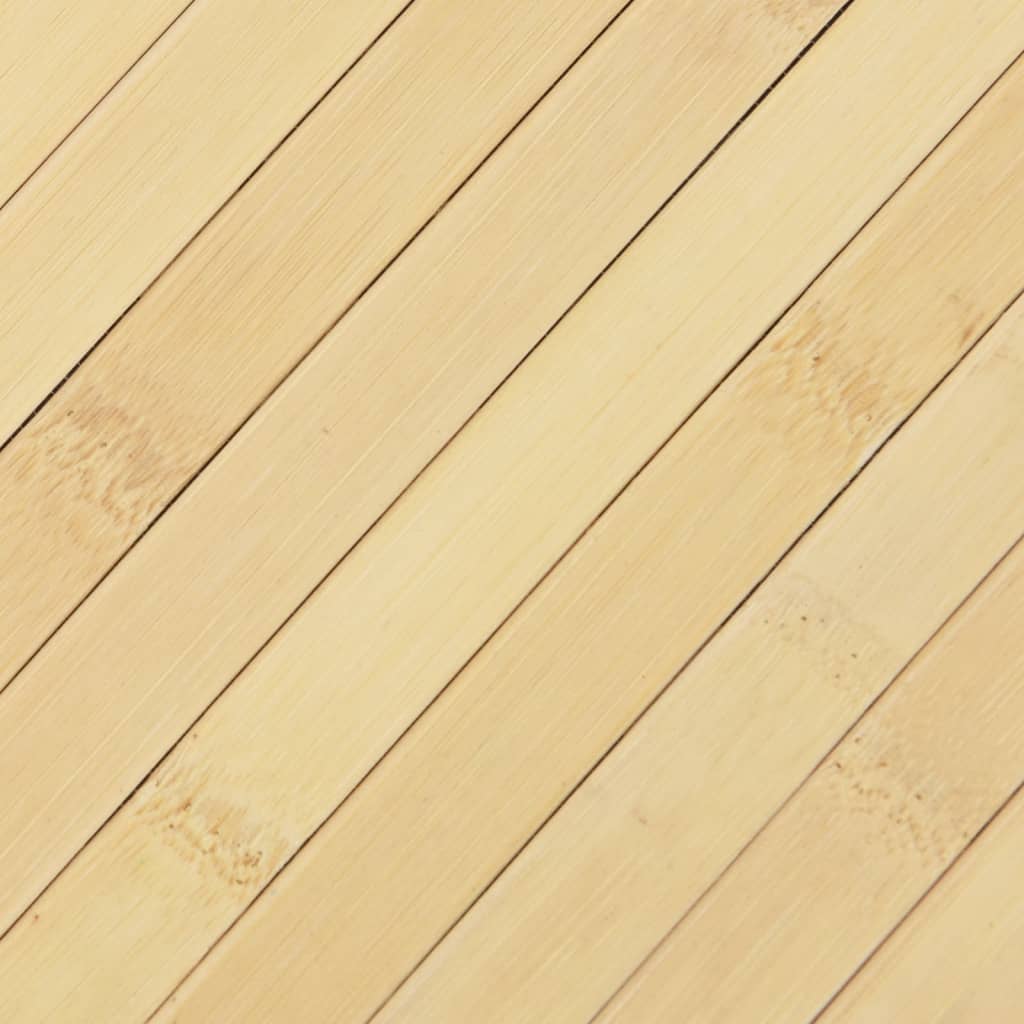 Tepih pravokutni svijetli prirodni 70 x 400 cm od bambusa