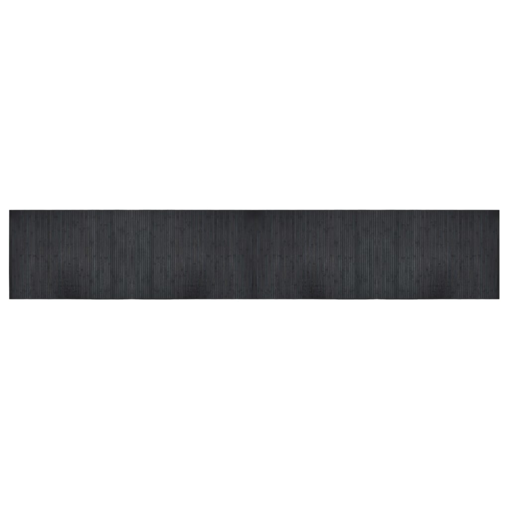 Tepih pravokutni sivi 70 x400 cm od bambusa