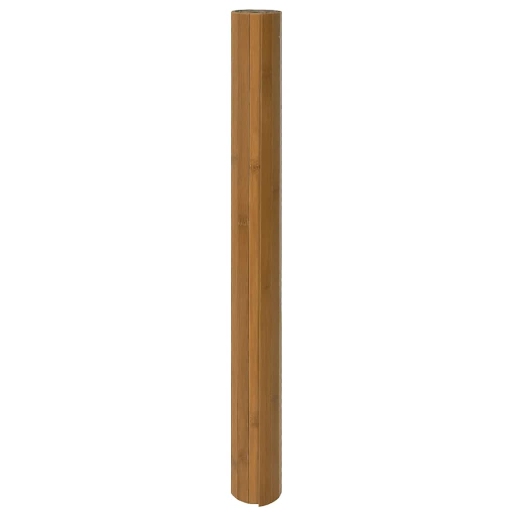 Tepih pravokutni smeđi 70 x 500 cm od bambusa
