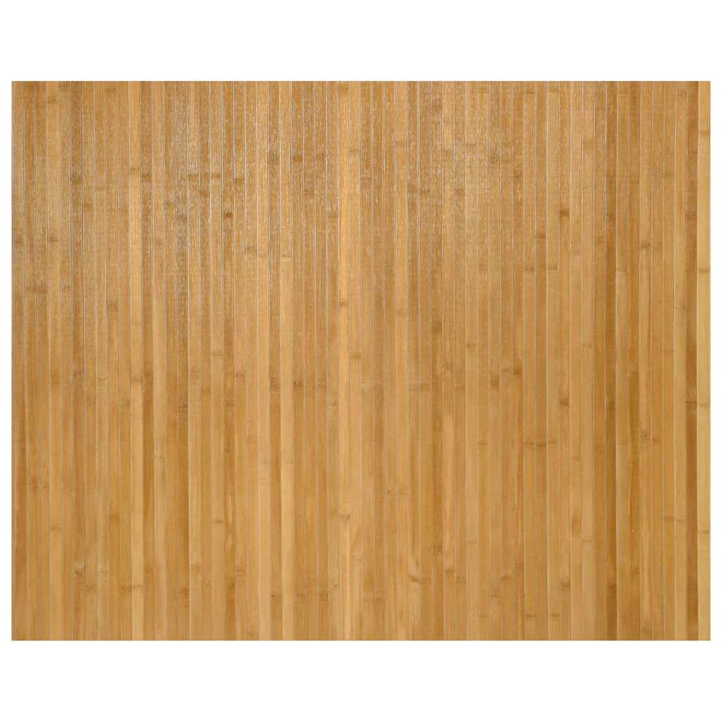 Tepih pravokutni prirodni 80 x 100 cm od bambusa