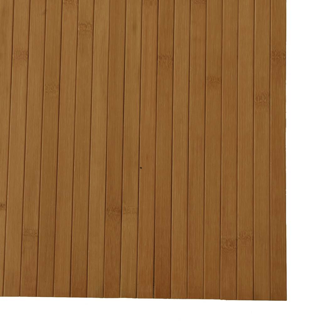 Tepih pravokutni smeđi 80 x300 cm od bambusa