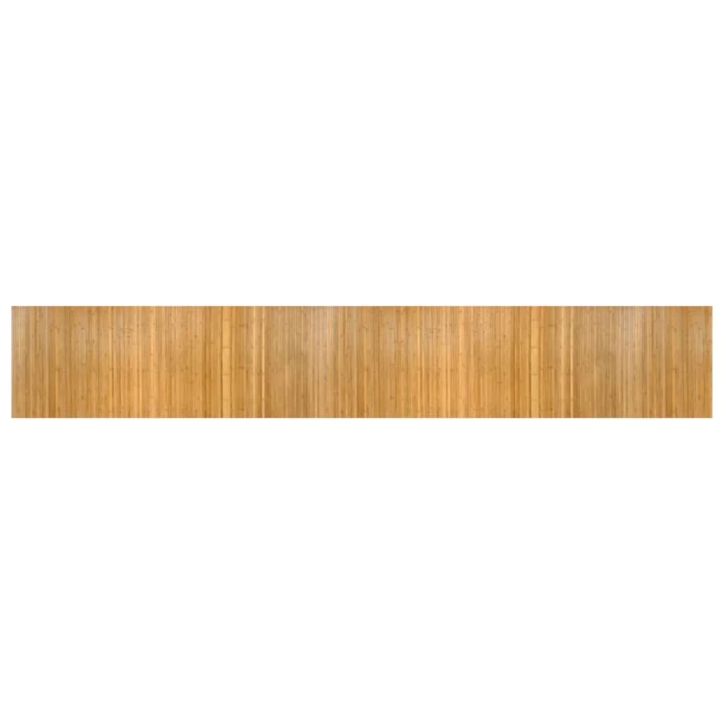 Tepih pravokutni prirodni 80 x 500 cm od bambusa