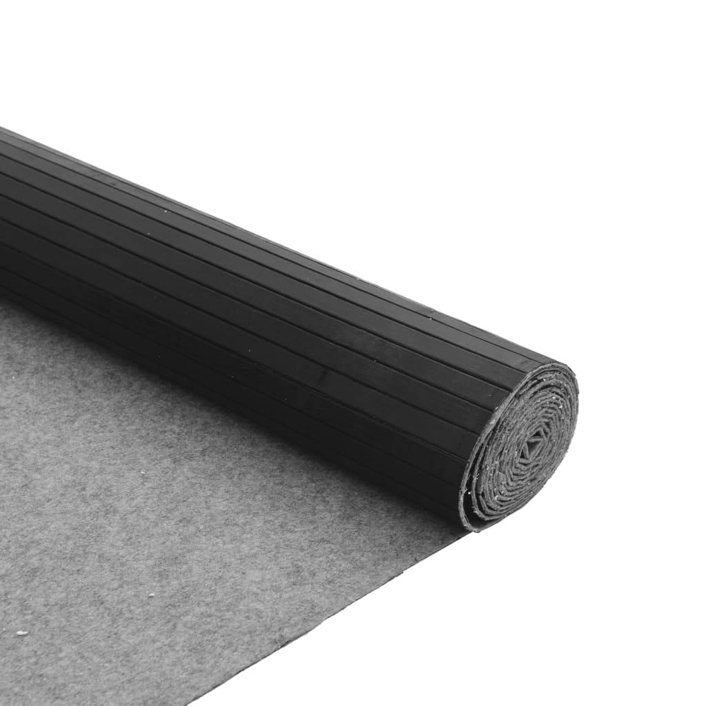 Tepih pravokutni sivi 80 x 500 cm od bambusa