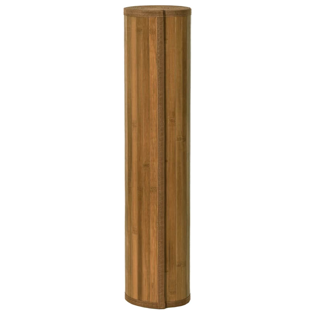 Tepih pravokutni smeđi 60 x 300 cm od bambusa
