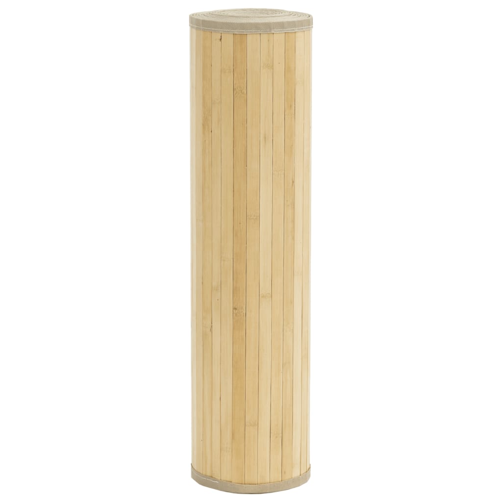 Tepih pravokutni svijetli prirodni 60 x 300 cm od bambusa