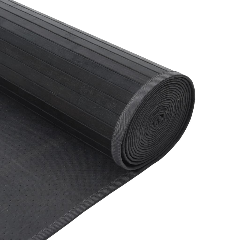 Tepih pravokutni sivi 60 x 300 cm od bambusa
