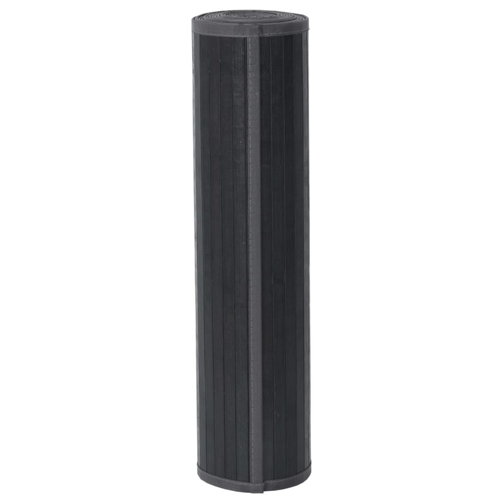 Pravokutni tepih sivi 70x100 cm bambus