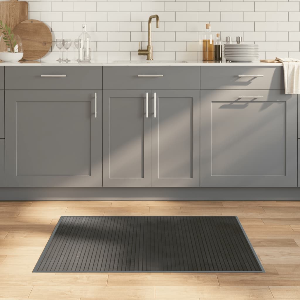 Pravokutni tepih sivi 70x100 cm bambus