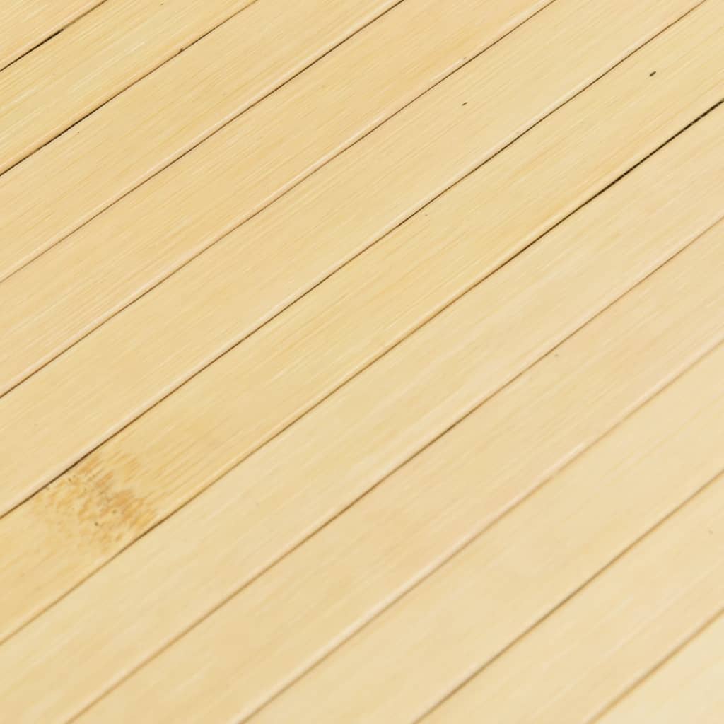 Tepih pravokutni svijetli prirodni 70 x 200 cm od bambusa