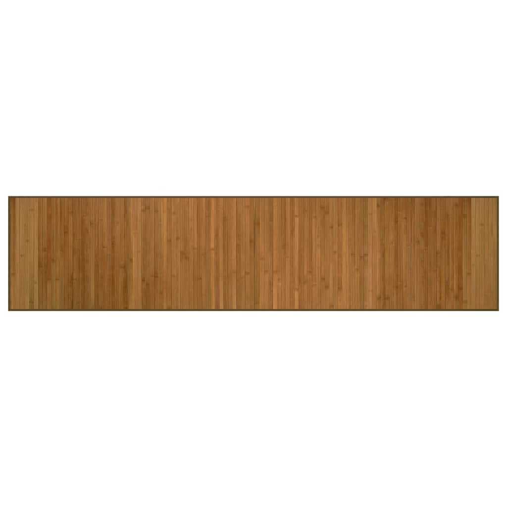 Tepih pravokutni smeđi 70 x 300 cm od bambusa