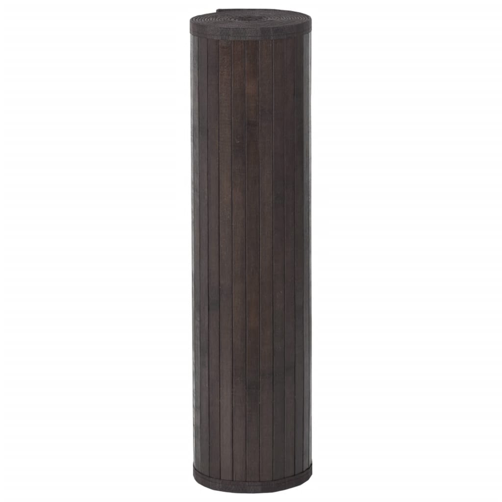 Tepih pravokutni tamnosmeđi 70 x 500 cm od bambusa