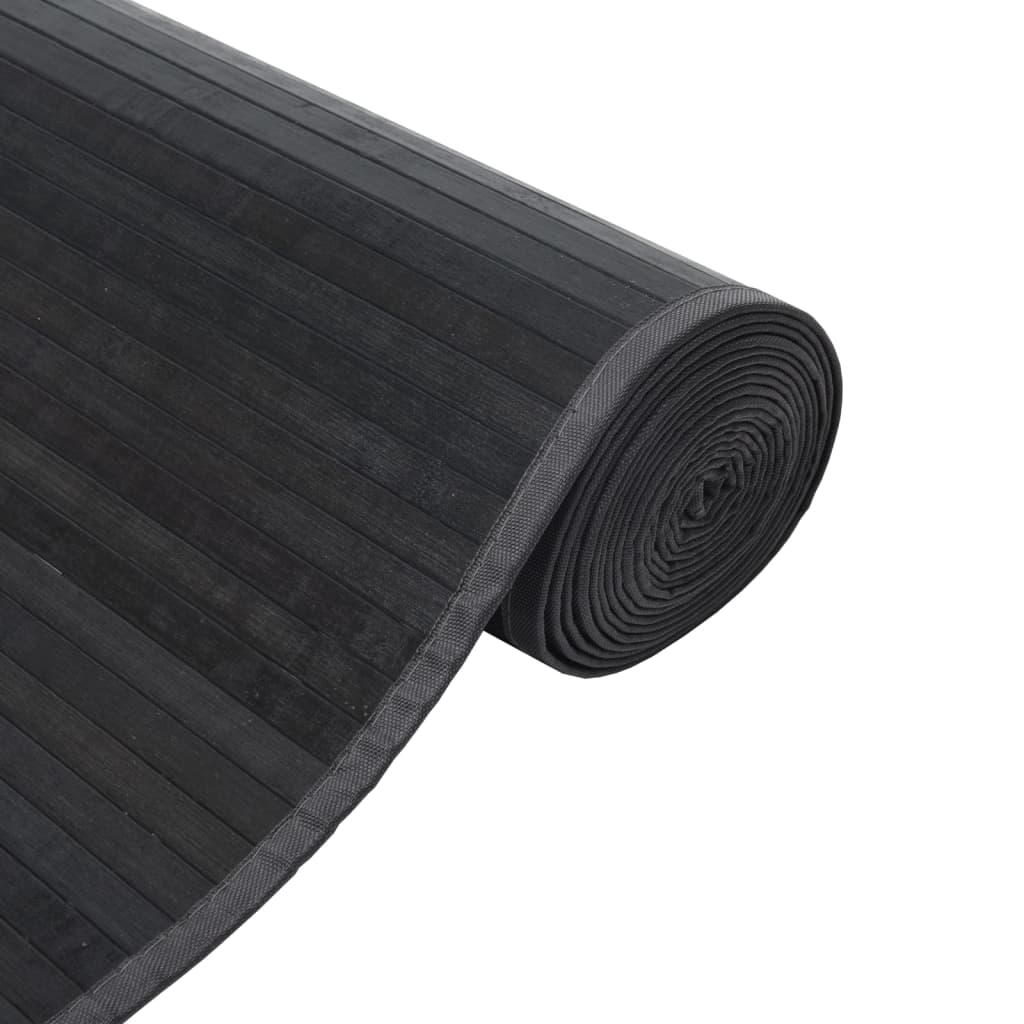 Tepih pravokutni sivi 70 x 1000 cm od bambusa