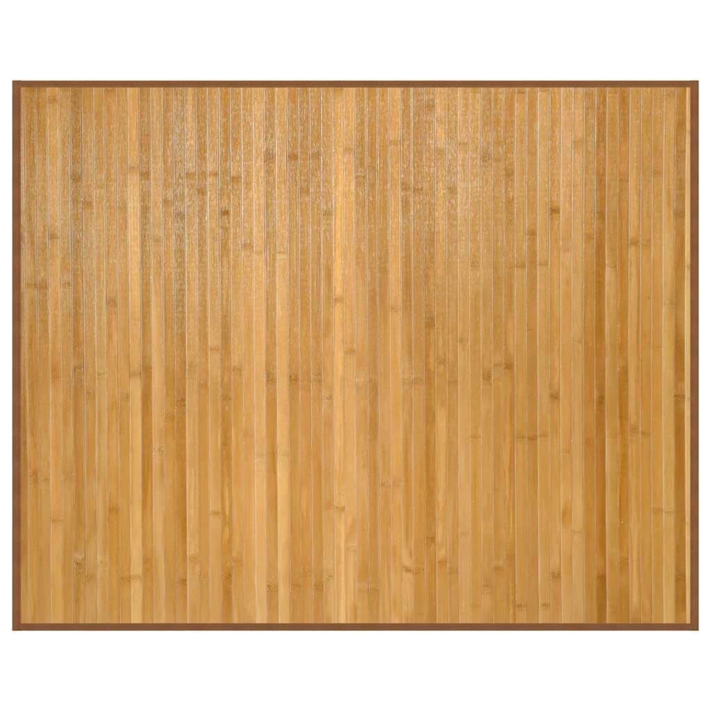 Tepih pravokutni prirodni 80 x 100 cm od bambusa