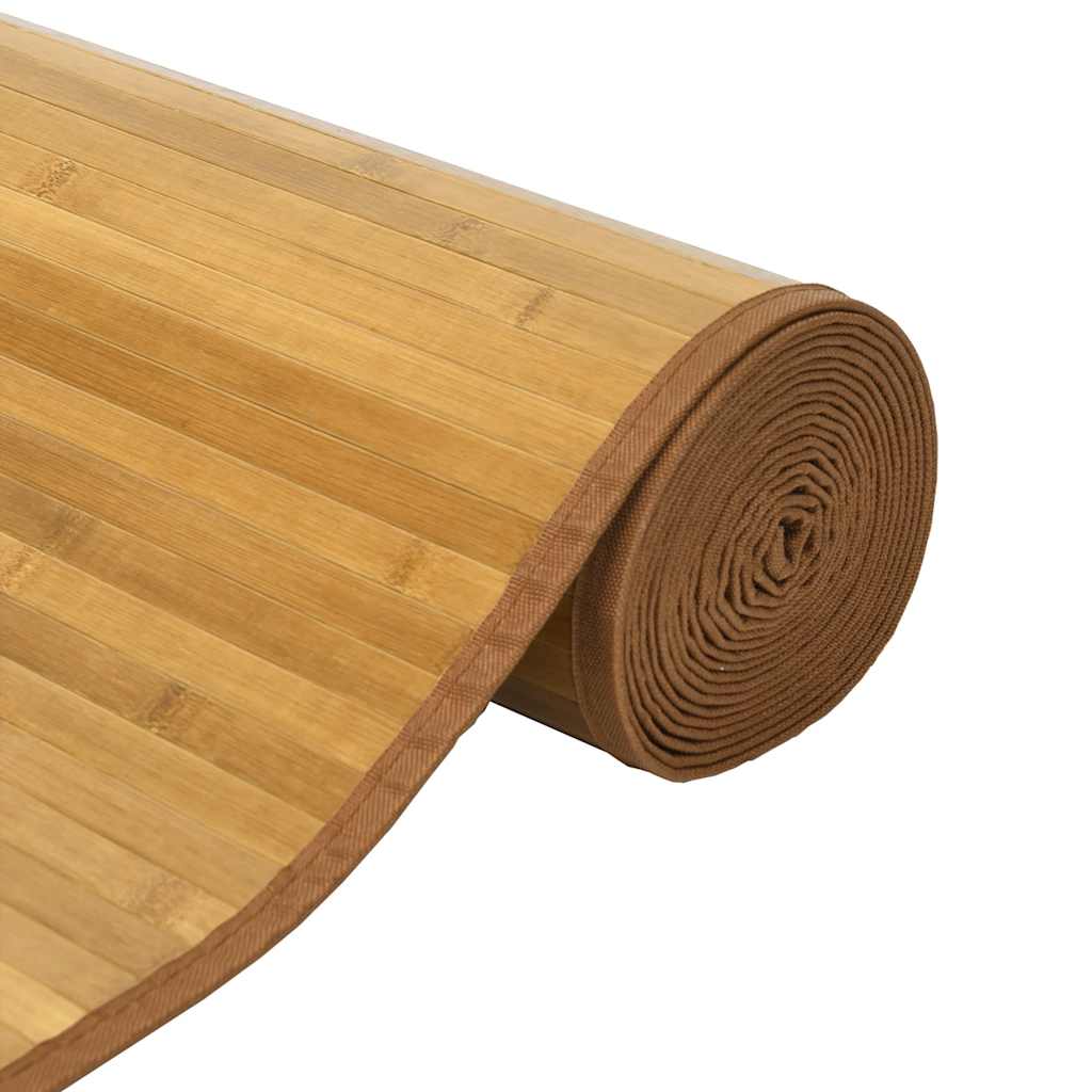 Tepih pravokutni prirodni 80 x 100 cm od bambusa