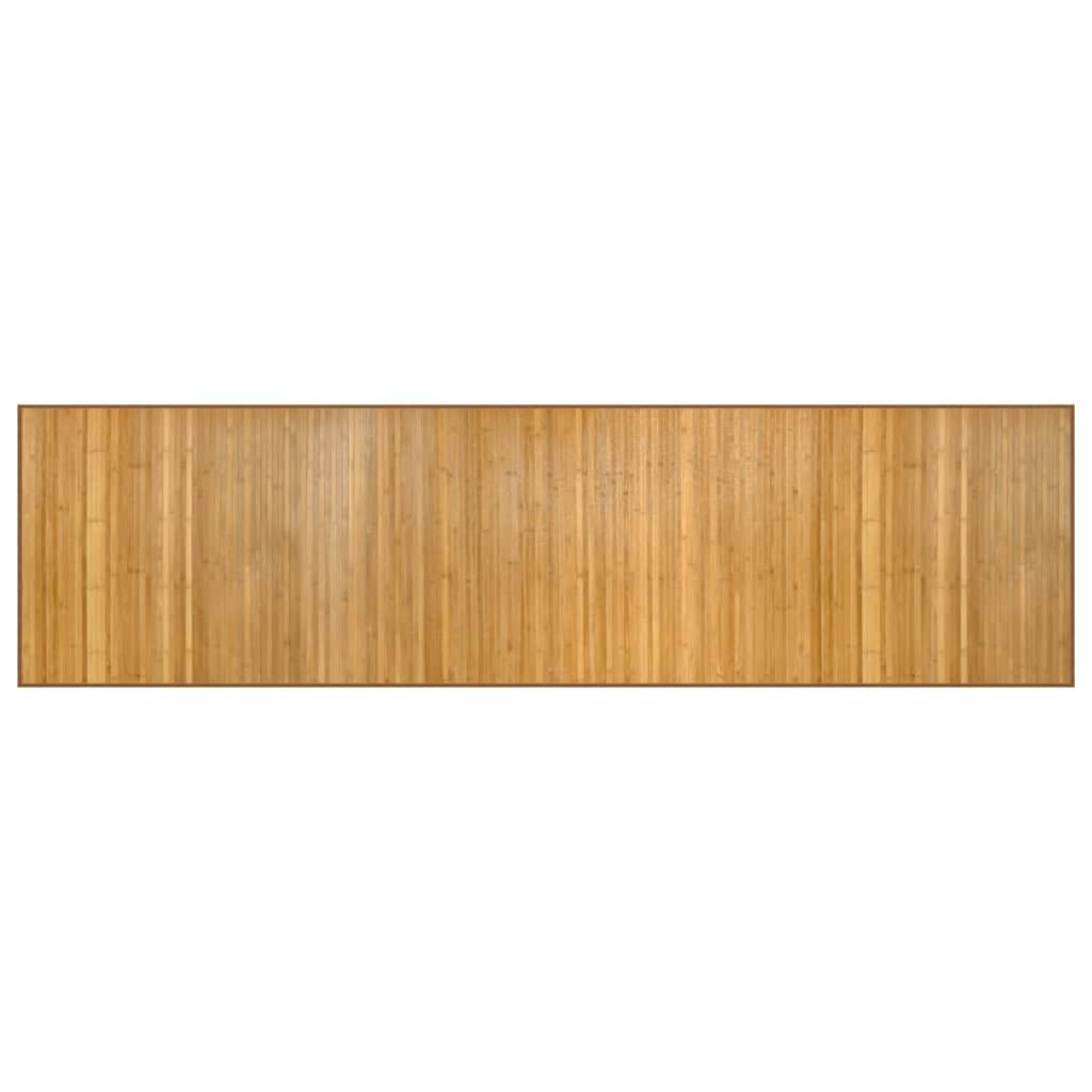 Tepih pravokutni prirodni 80 x 300 cm od bambusa