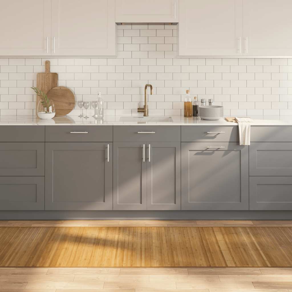 Tepih pravokutni prirodni 80 x 300 cm od bambusa