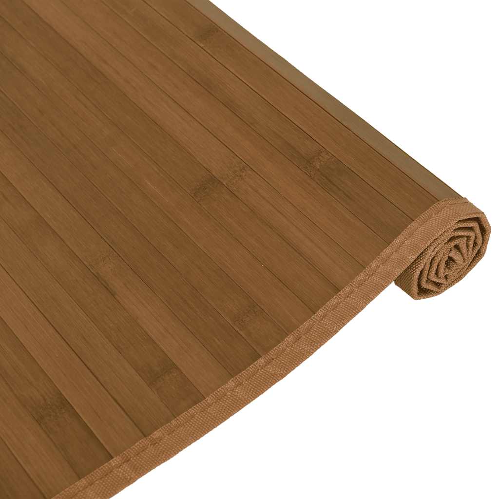Tepih pravokutni smeđi 80 x300 cm od bambusa