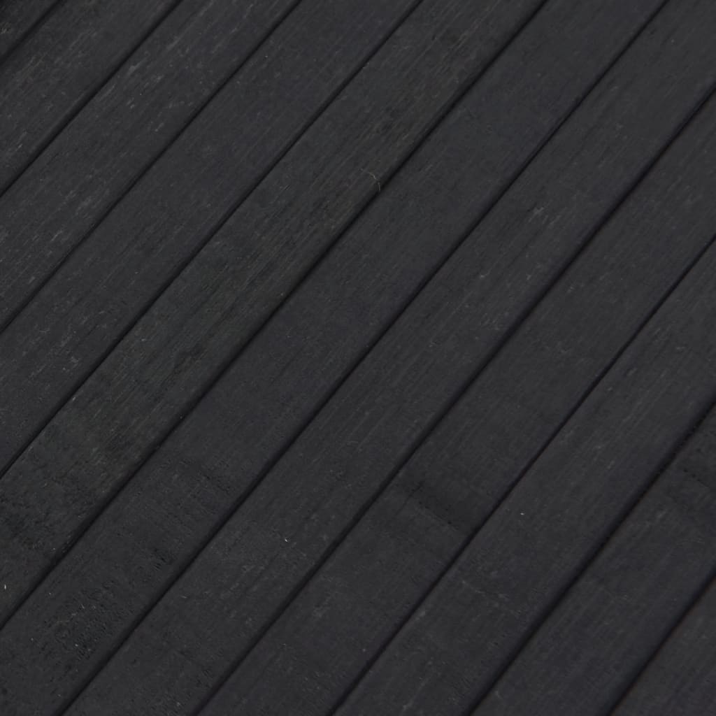 Tepih pravokutni sivi 80 x 300 cm od bambusa