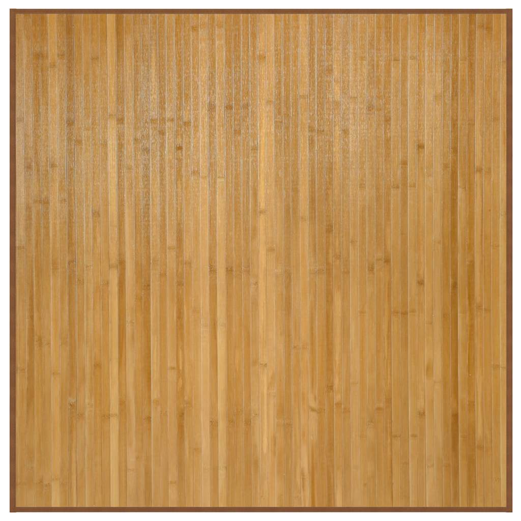 Tepih Kvadratni Prirodni 100x100 cm Bambus
