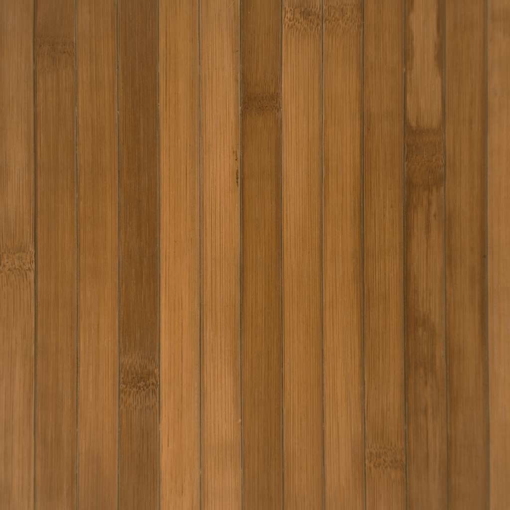 Tepih kvadratni smeđi 100x100 cm bambus