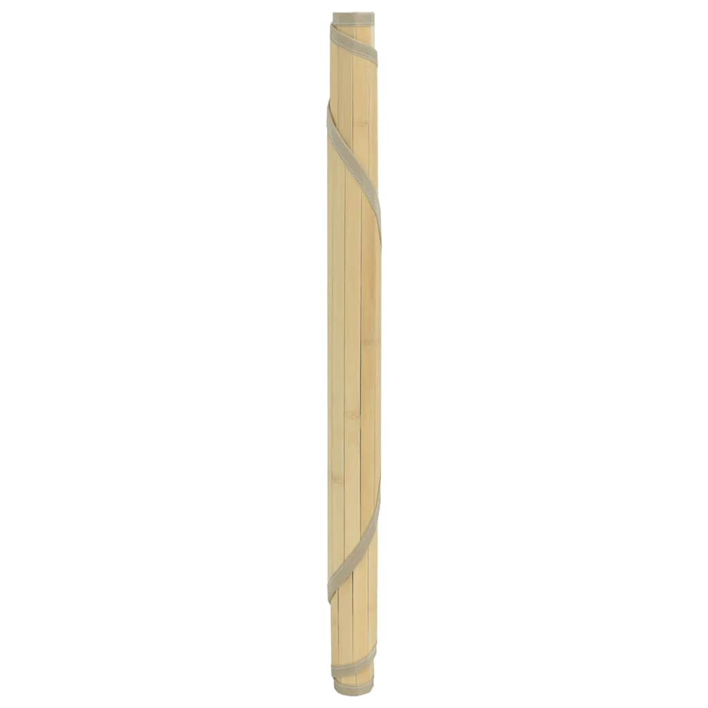 Okrugli tepih svijetlo-prirodni 60 cm bambus