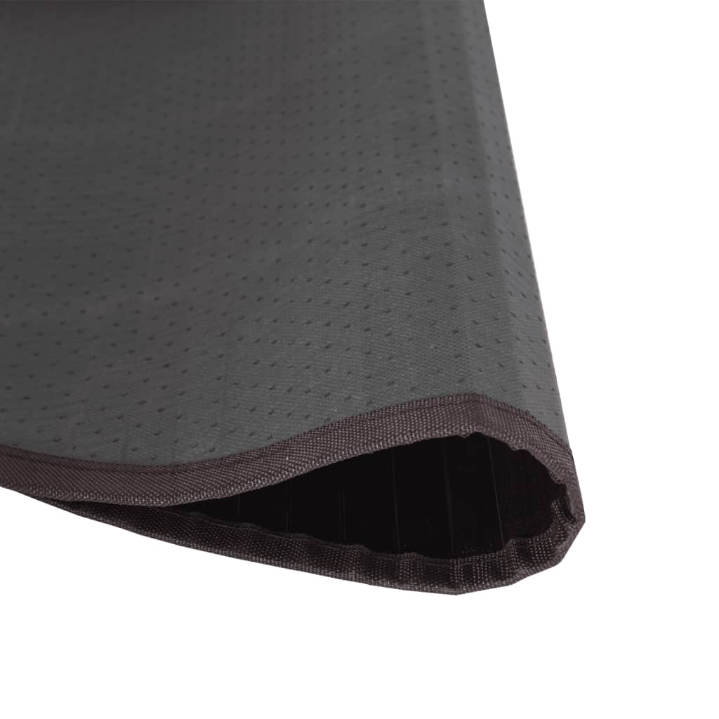 Okrugli tepih tamnosmeđi 60 cm bambus
