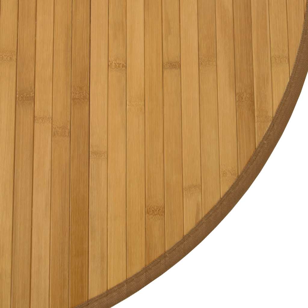 Okrugli tepih Prirodni 80 cm Bambus