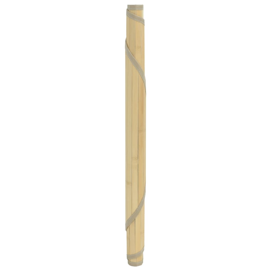 Okrugli tepih svijetli prirodni 100 cm od bambusa