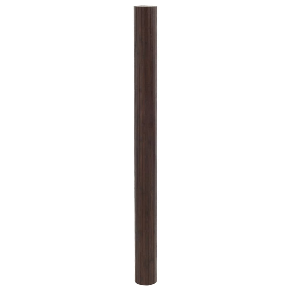 Sobna pregrada tamnosmeđa širina 600 cm visina 165 cm od bambusa